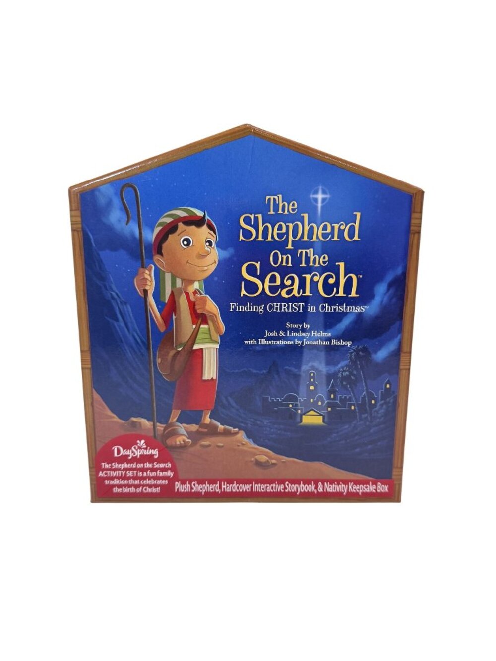 The Shepherd On The Search Finding Christ in Christmas Activity Set Book & Plush